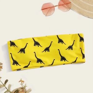 SHEIN Dinosaur Bandeau Bikini